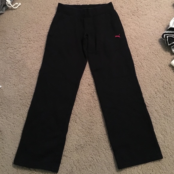 Puma black sweat pants - Picture 1 of 3