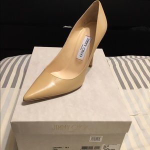Jimmy choo Abel in nude leather size 38.5