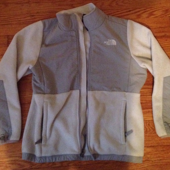 North face fleece! White/grey