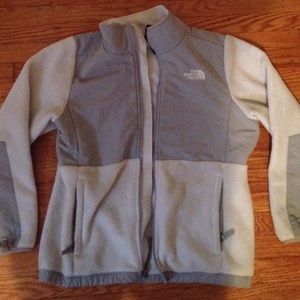 North face fleece! White/grey