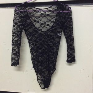 Whet Lace Bodysuit NWOT