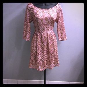Forever 21 pink baby doll dress
