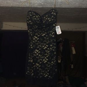 Nude and black dress size medium
