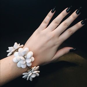 JCrew flower bracelet