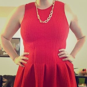 H&M Waffle-Knit Skater Dress