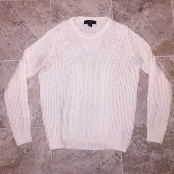 Forever 21 cream sweater.