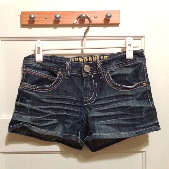 Denim shorts