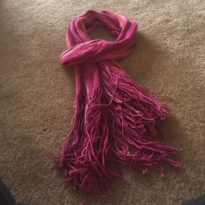 Pink scarf