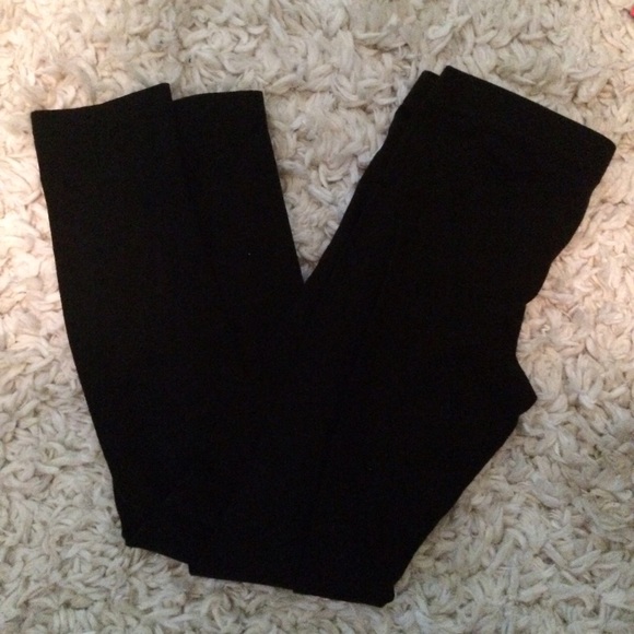 Black crop Leggings