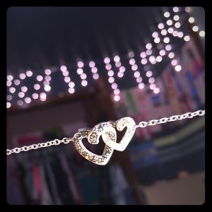 Inseparable hearts necklace