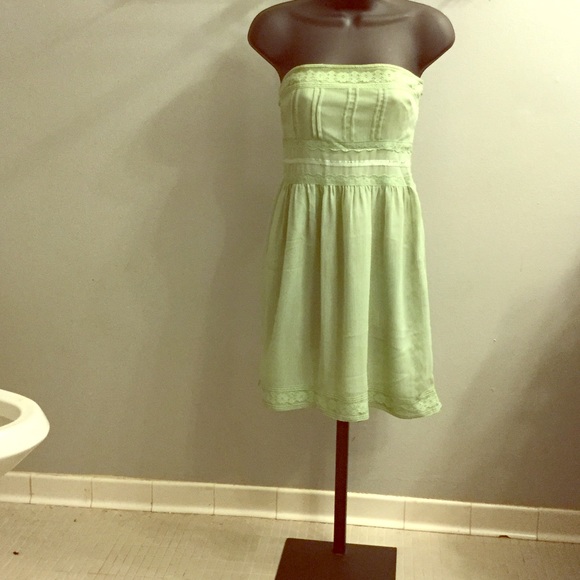 Forever 21 mint green baby doll dress