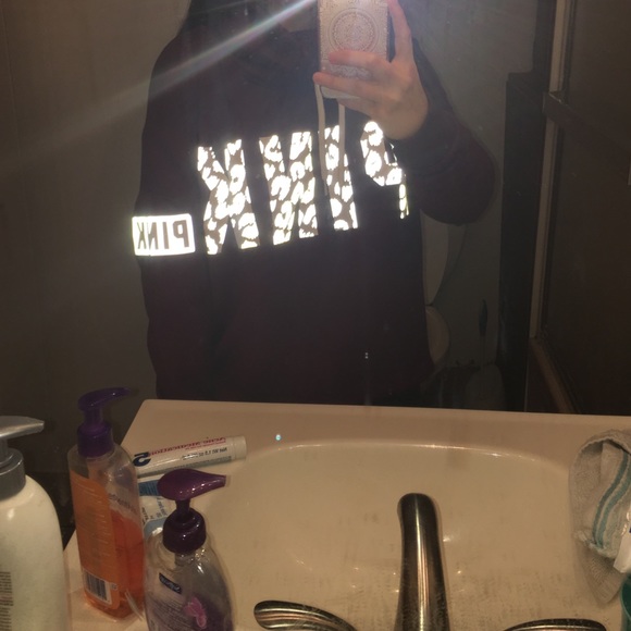 Maroon Victoria secret hoodie