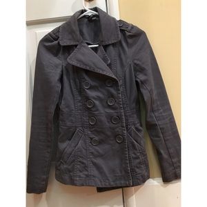 Canvas peacoat