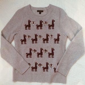 Jcrew Llama sweater