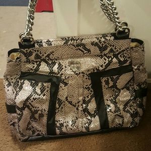 Miche prima bag with snake skin shell