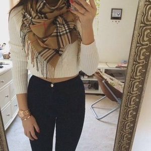 Plaid Blanket Scarf