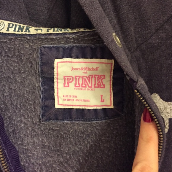 Victorias Secret Pink Univ of Washington Zipup - Picture 2 of 3