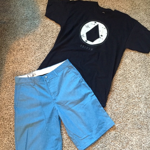 Men's Volcom Light Blue Shorts