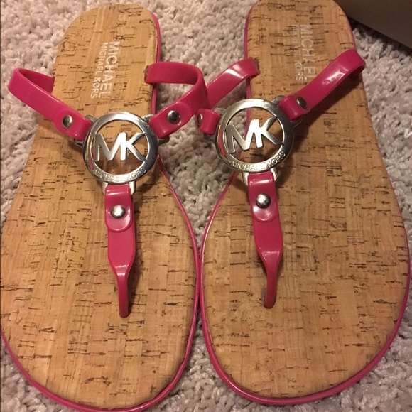 Michael Kors sandals worn once.