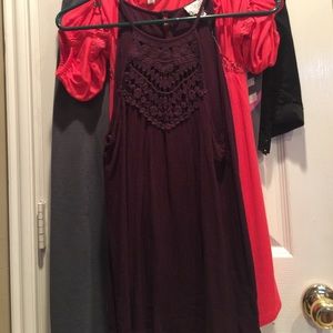 maroon pacsun tank top