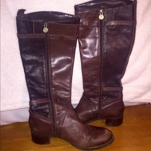 Brown Etienne Aigner Boots. Size 9.