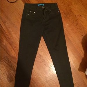 Dark grey jeggings. Size 25