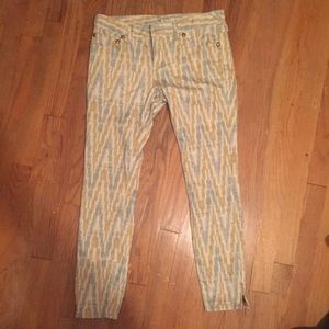 Free people patterned jeans!