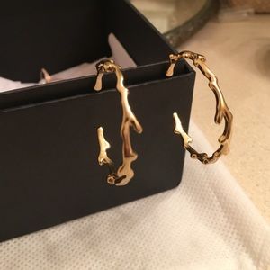 Vintage Stella & Dot coral inspired earrings