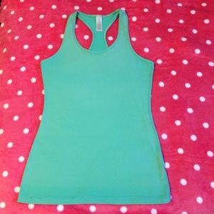 Girls Ivivva teal tank-top
