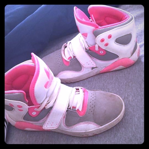 Adidas high tops! Size 8