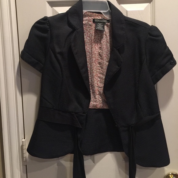 black cardigan