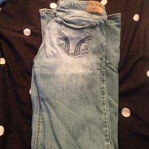 Light colored hollister jeans. Bootcut.