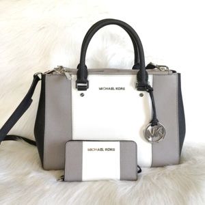 MK Color block sutton with wallet