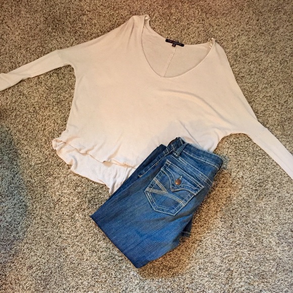Cream Dolman Long Sleeve