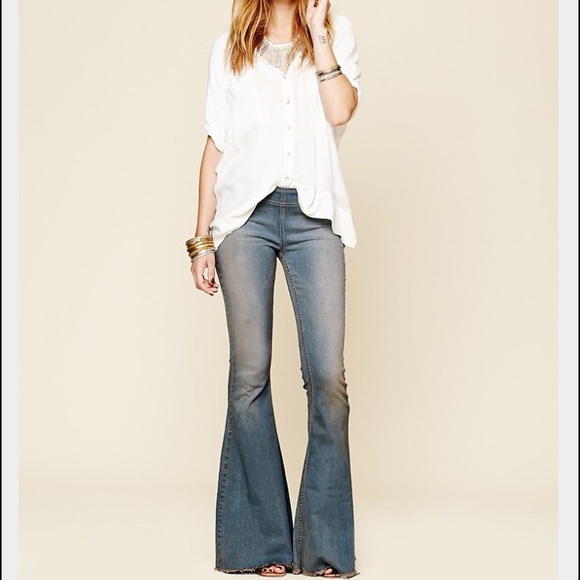 Free People bell bottom jeans