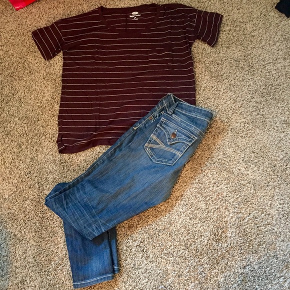 Stitched Skinny Jeans