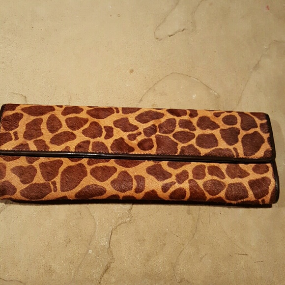 Aldo Giraffe Print Clutch