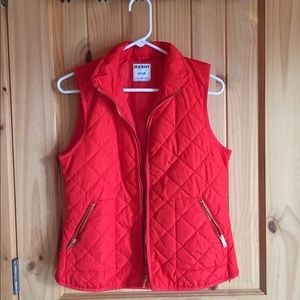 Coral orange vest