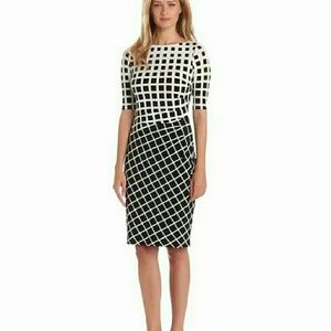 Black and white dress