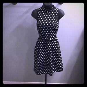 Black and White Polka dot dress