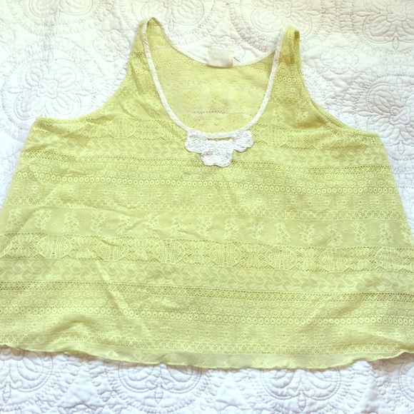 Free People lace tank