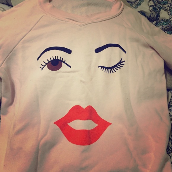 Wildfox pink sweatshirt