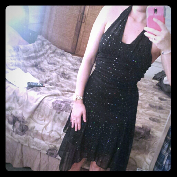 Sparkle Black Holiday Dress - Picture 1 of 4