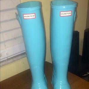 Hunter boots mint color size8 BRAND NEW NEVER WORN