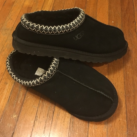 Authentic black ugg slippers