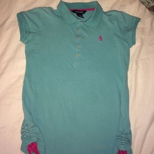 Girls Large Ralph Lauren Polo Shirt size 12 14