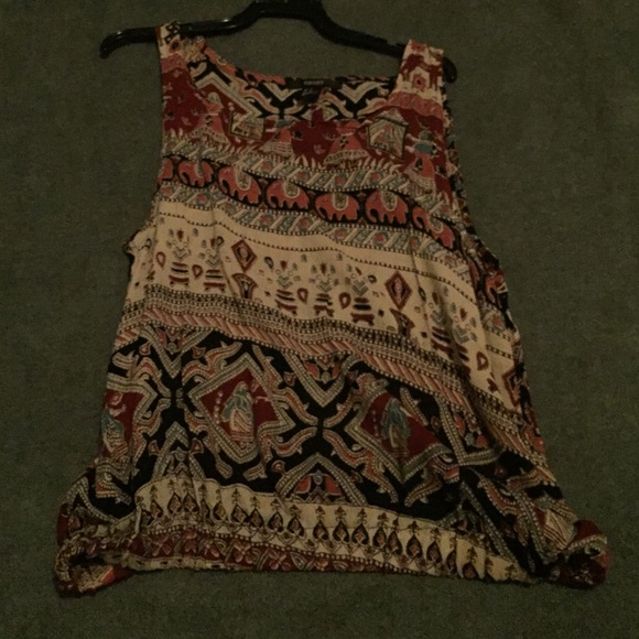 forever 21 tribal print top!