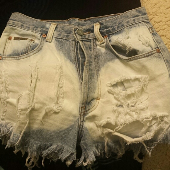 High waited shorts