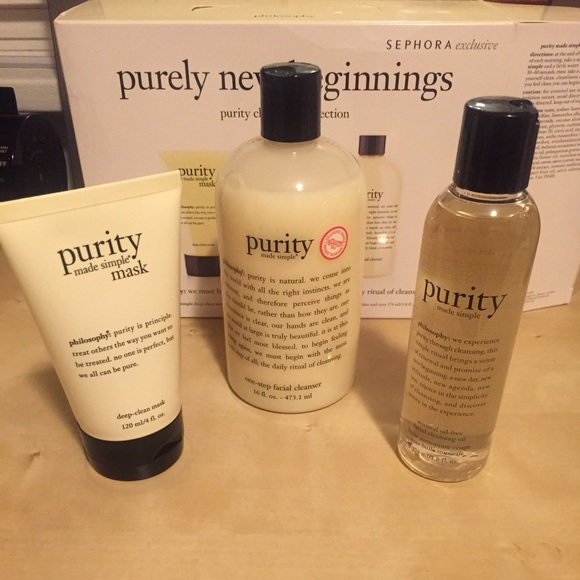 Philosophy Purity purely new beginnings Set