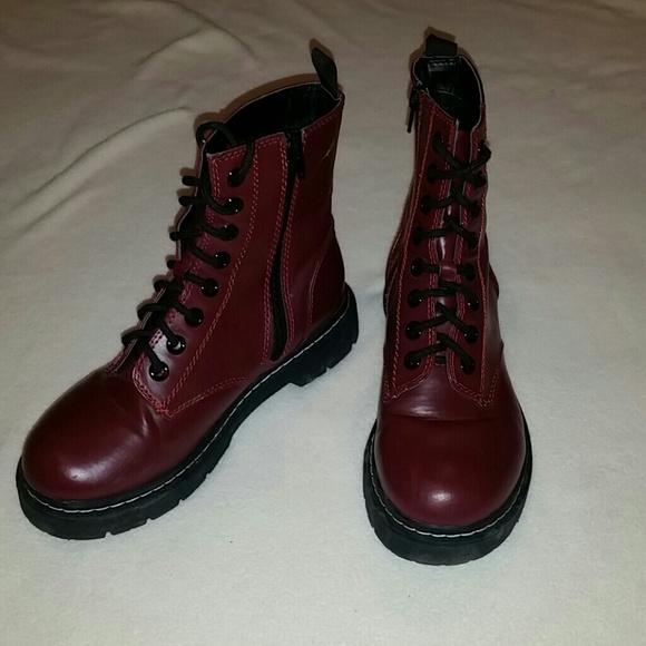Sweet Maroon Boots